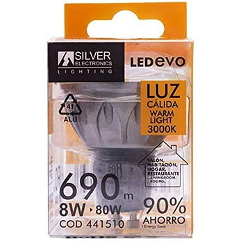 LED-lampa Silver Electronics EVO 3000K GU5.3 8W