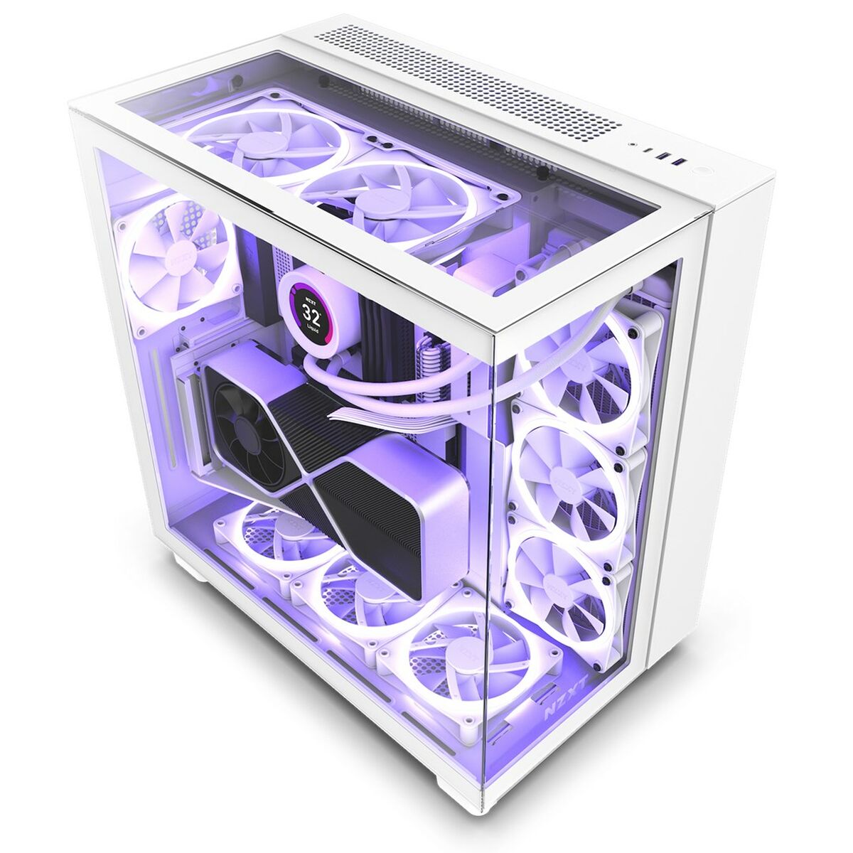 ATX Semitorn NZXT CM-H91EW-01 Vit - 2