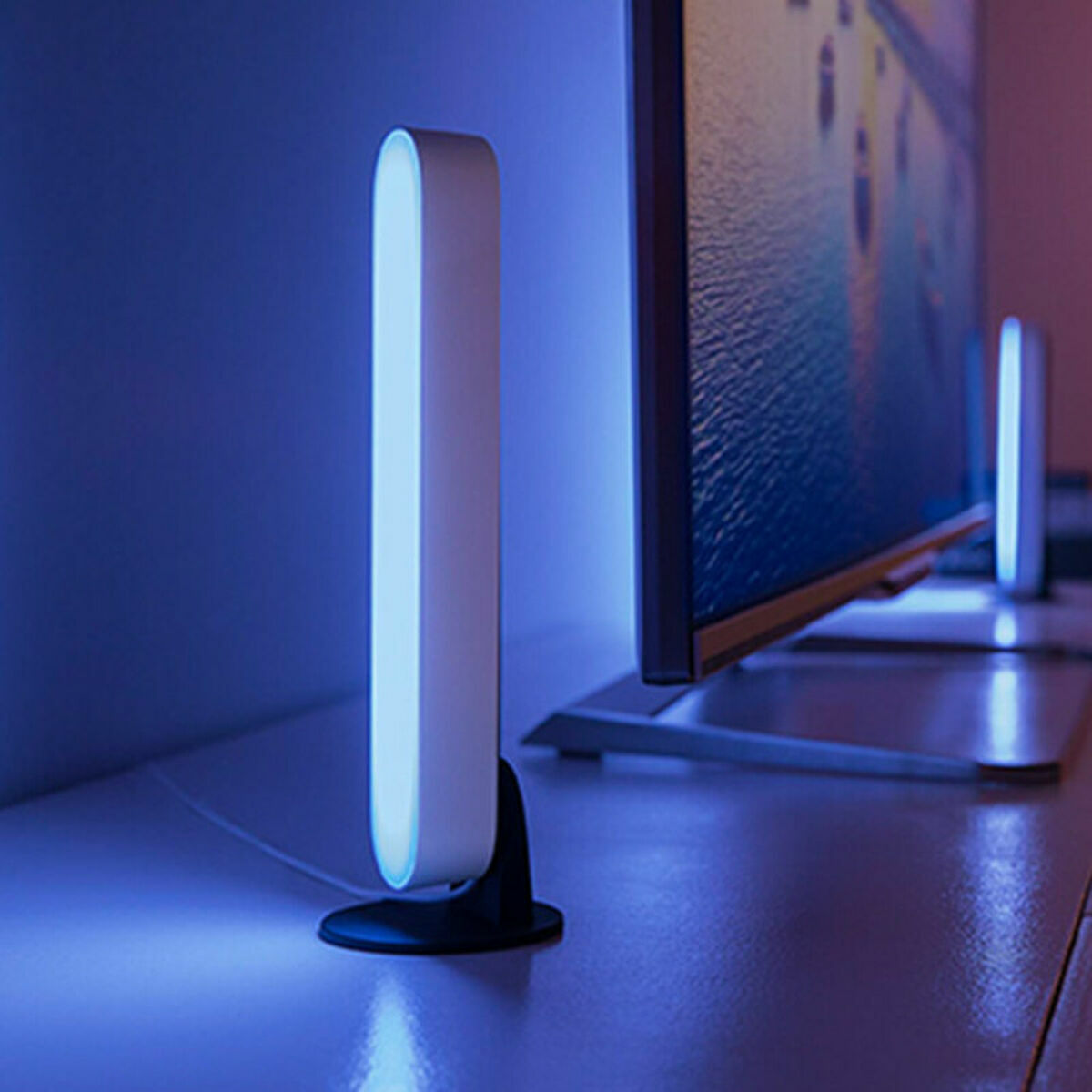 Bordslampa Philips Pack individual barra de luces Play Vit Syntetisk Plast - 2
