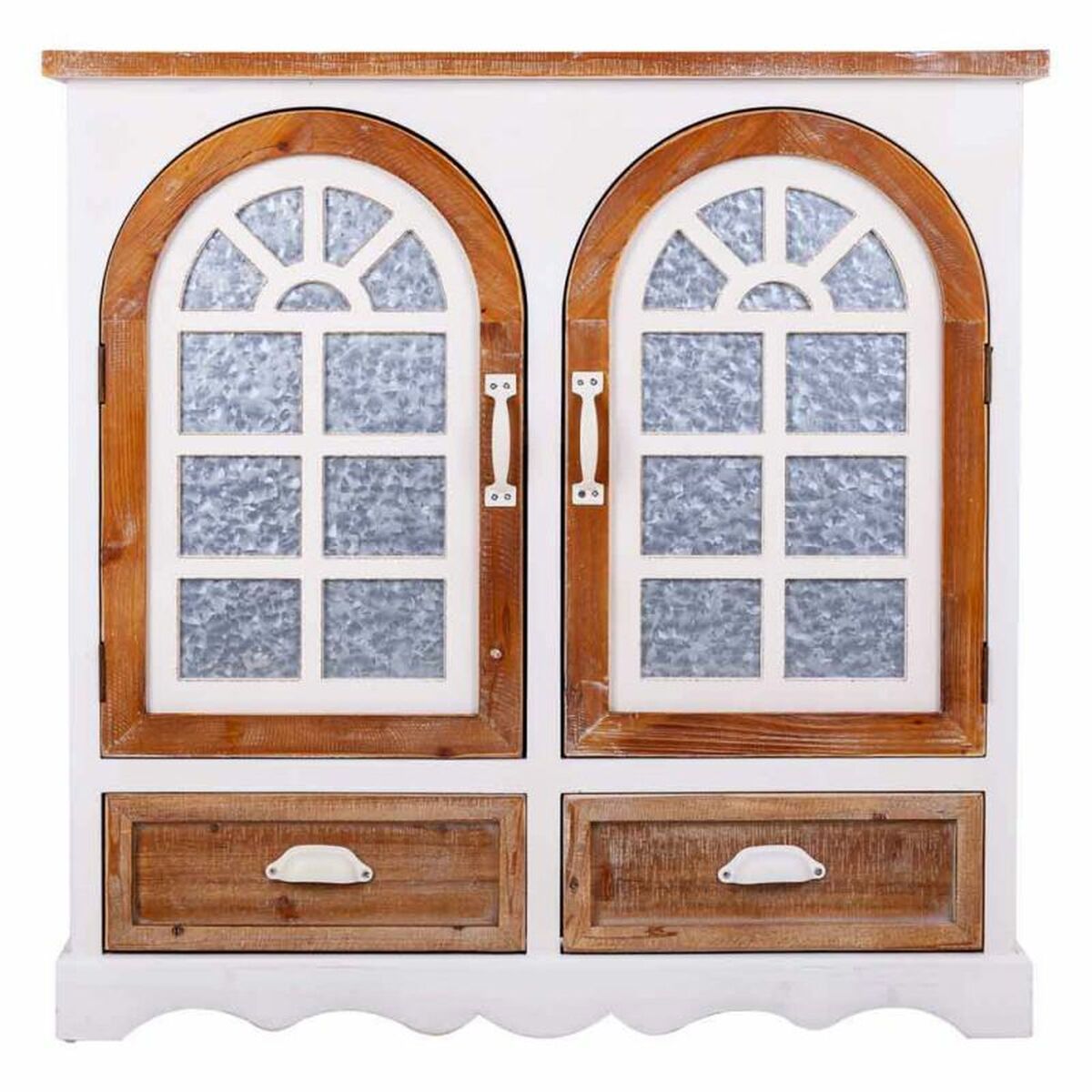 Skänk Alexandra House Living Järn Granträ 35 x 90 x 90 cm - 4