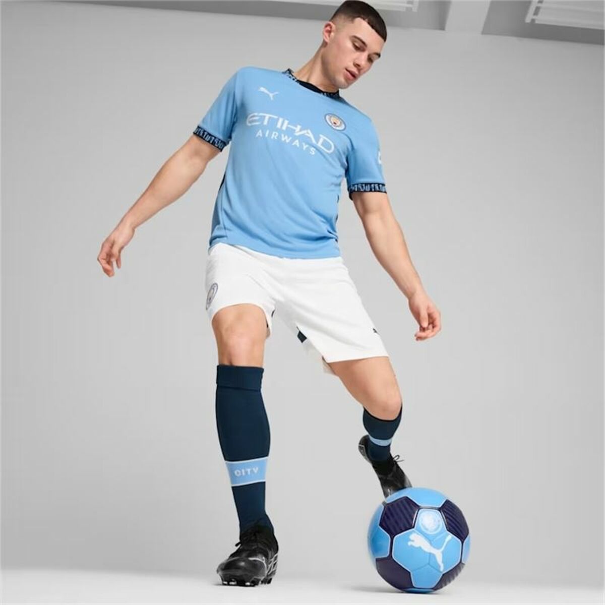 Byxor för vuxna Puma Manchester City 24/25 Män - 5