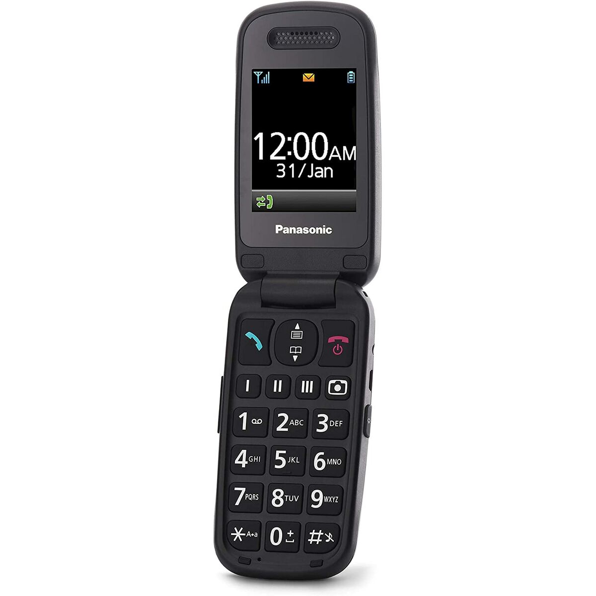 Mobiltelefon Panasonic KX-TU446EXB 2,4" Svart - 2