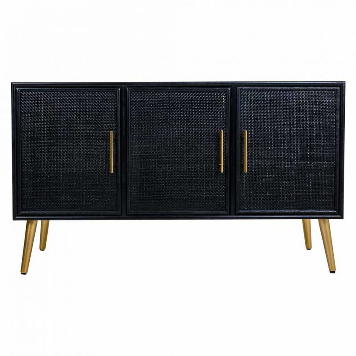 Skänk Alexandra House Living Svart Gyllene Trä MDF - 4