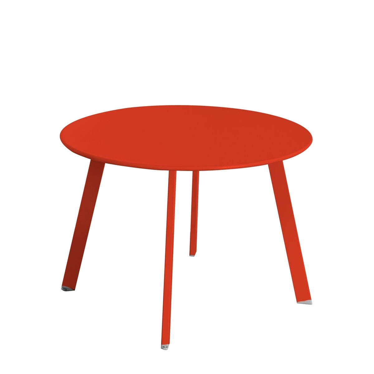 Sidobord Marzia 60 x 60 x 42 cm Röd Stål