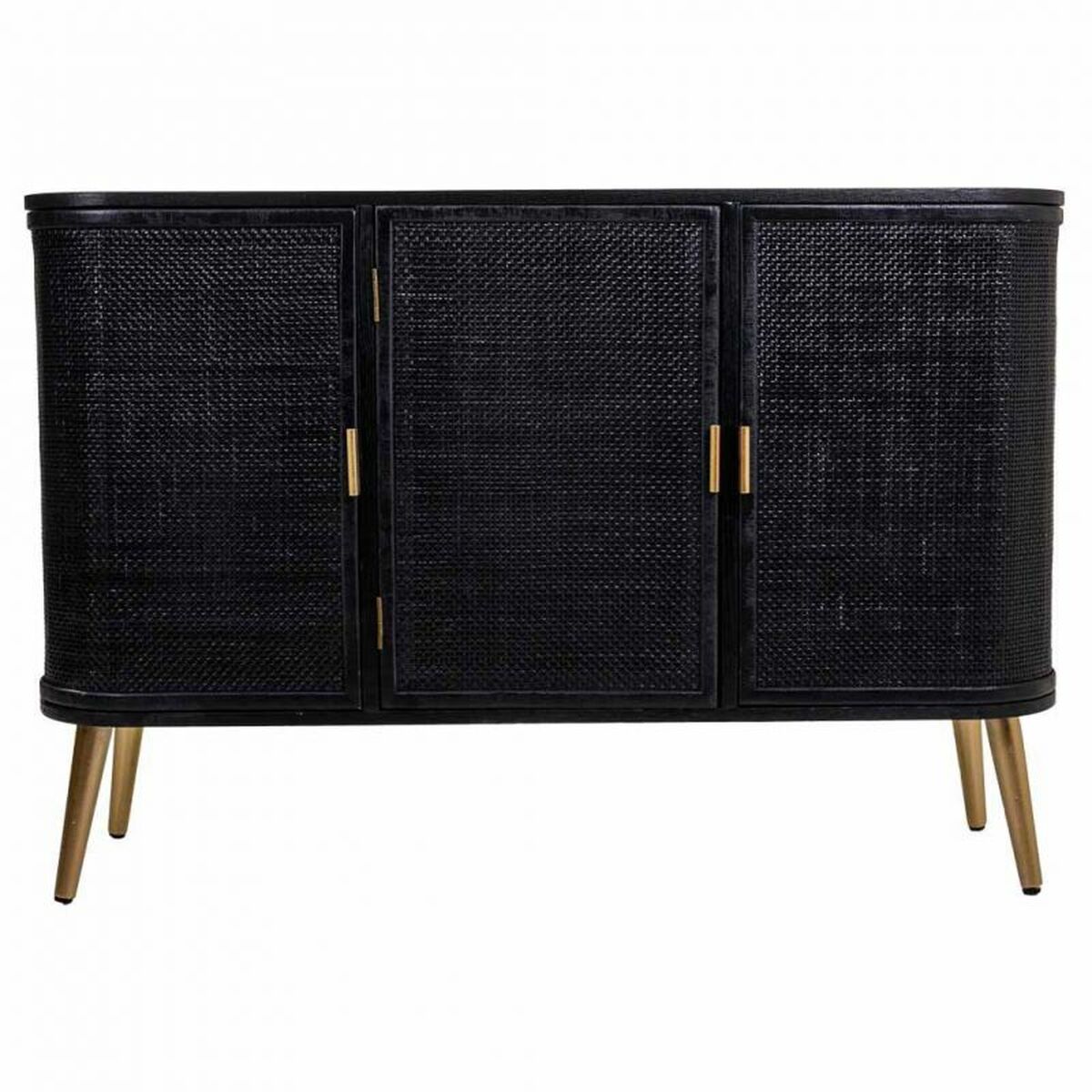 Skänk Alexandra House Living Svart Trä MDF 37 x 80 x 118 cm - 6