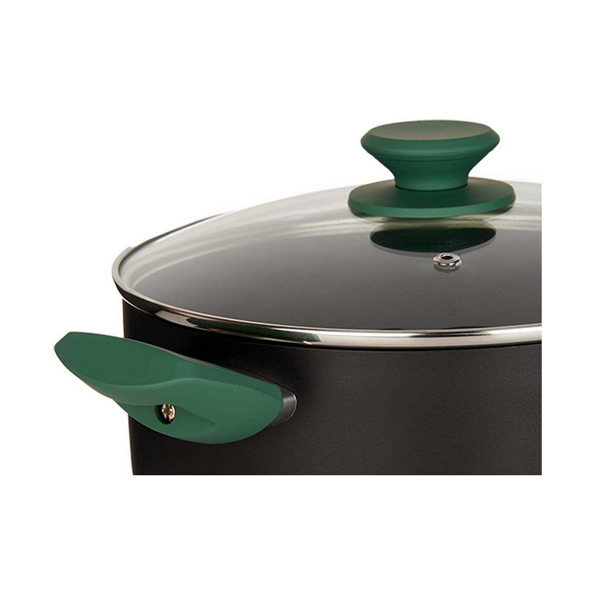 Kastrull Kinvara 8358 Svart Grön Ø 24 cm 4,5 L - 6