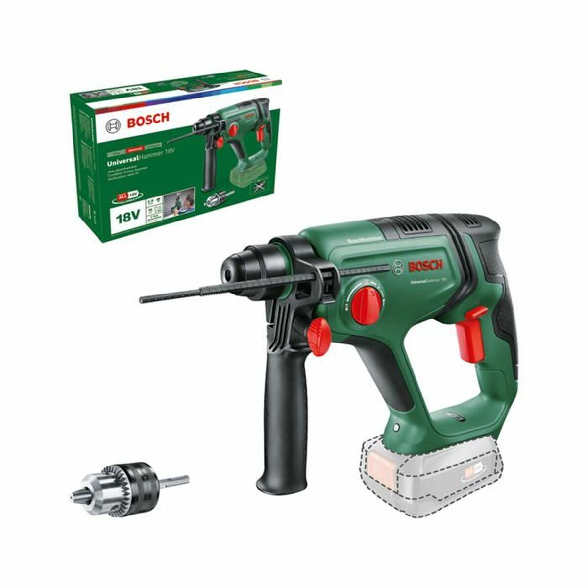 Borr/skruvdragare BOSCH UniversalHammer de 18 V