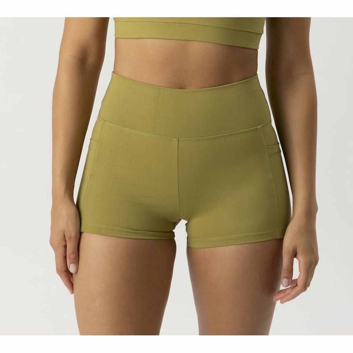 Sport-leggings, Dam Ditchil Ditchill Shortie Active Mujer Oliv Fitness - 2