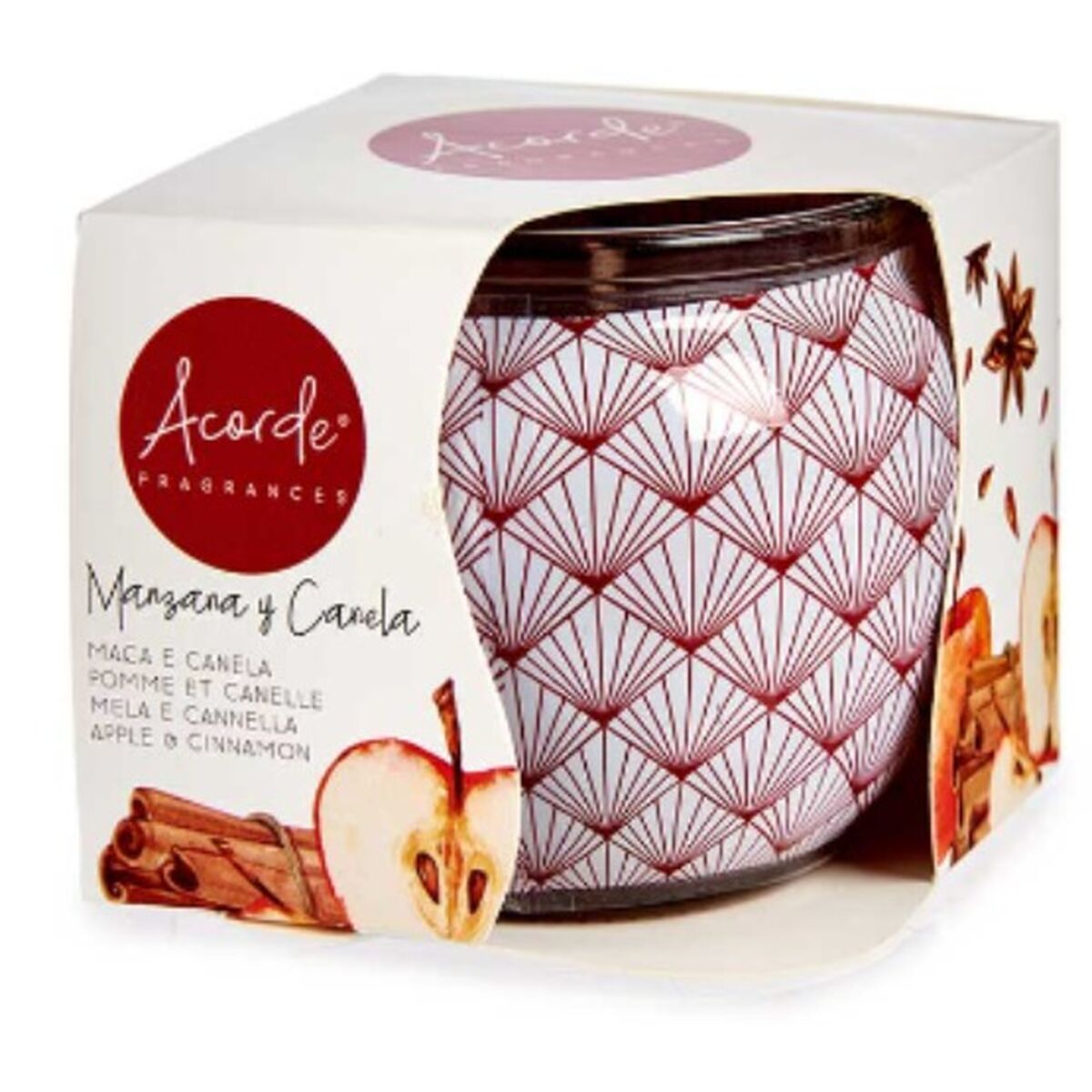 Doftljus Acorde Äpple Kanel (12 antal) - 2