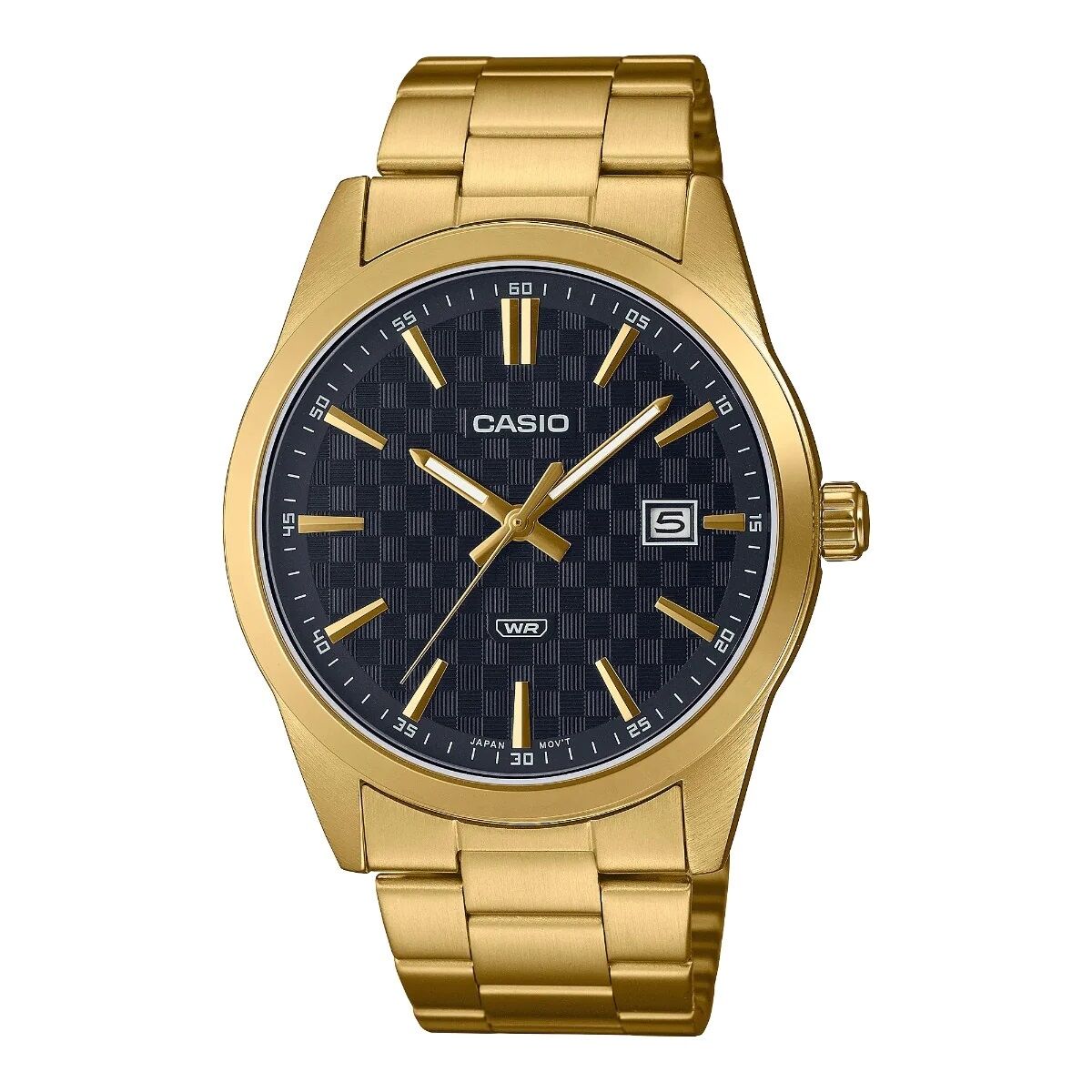 Herrklocka Casio DATE CARBON LOOK DIAL - GOLD SERIE - BLACK (Ø 41 mm) - 3