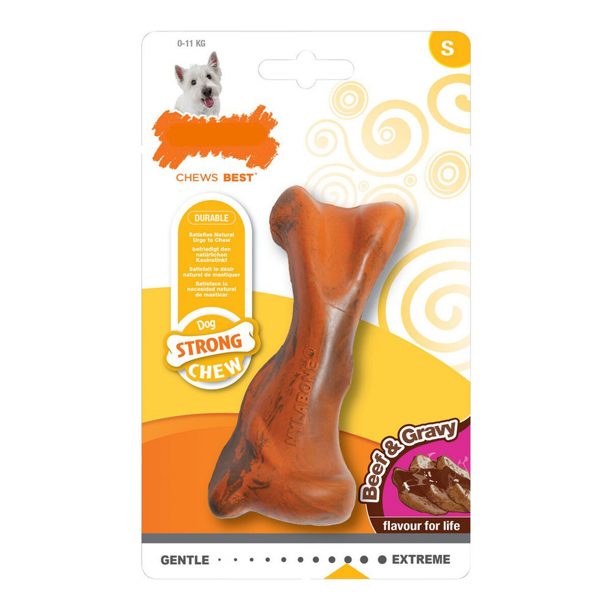 Tuggleksak för hundar Nylabone Strong Chew Kött Sås 20 - 2