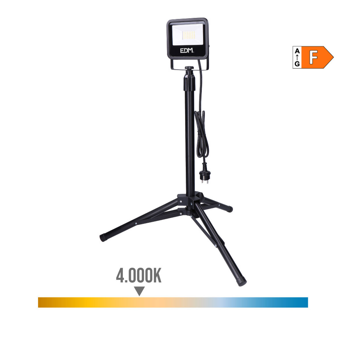 Floodlight/Projektorlampa EDM 70413 Svart F 30 W (4000 K) - 5