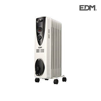 Oljeelement (7 ribbor) EDM 07121 Vit 1500 W