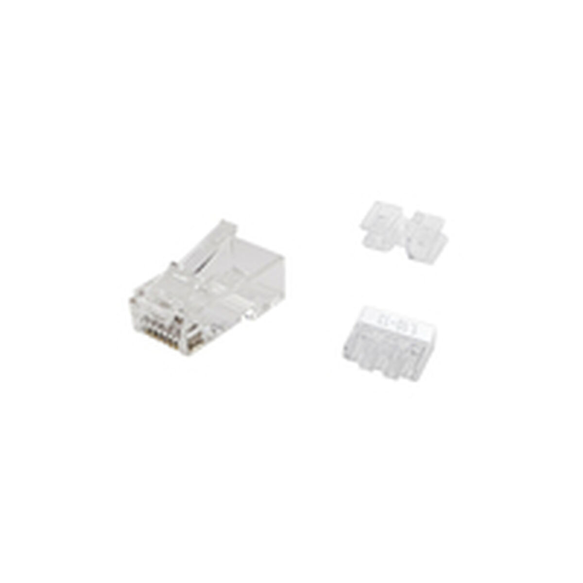 Kontakt RJ45 Kategori 6 UTP Equip 121146 Transparent 100 antal - 3