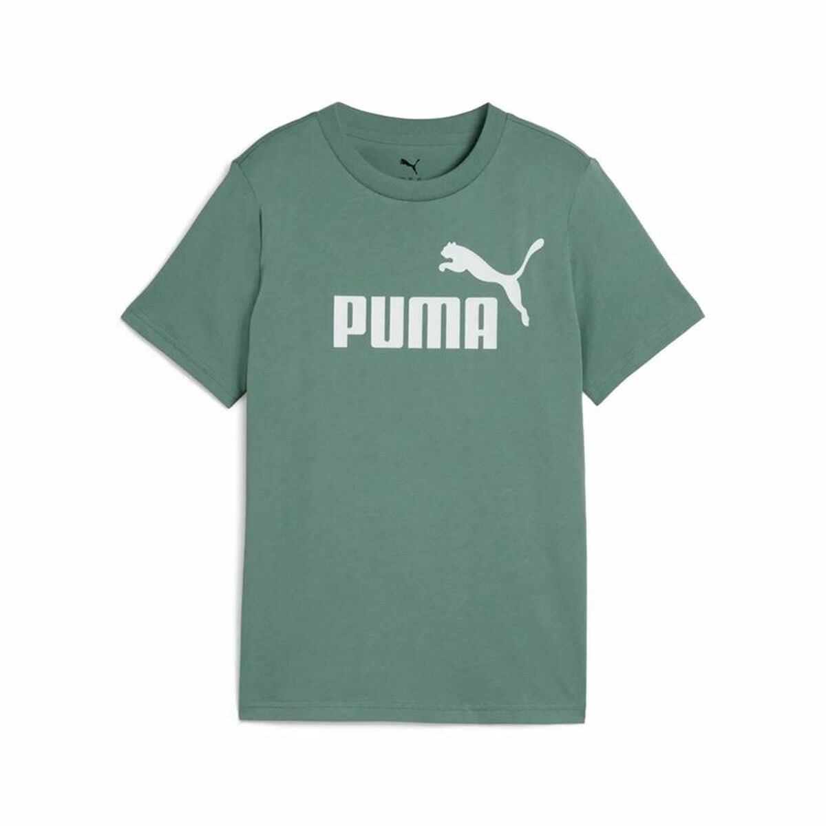 Barn T-shirt med kortärm Puma Essentials No. 1 Logo G Grön