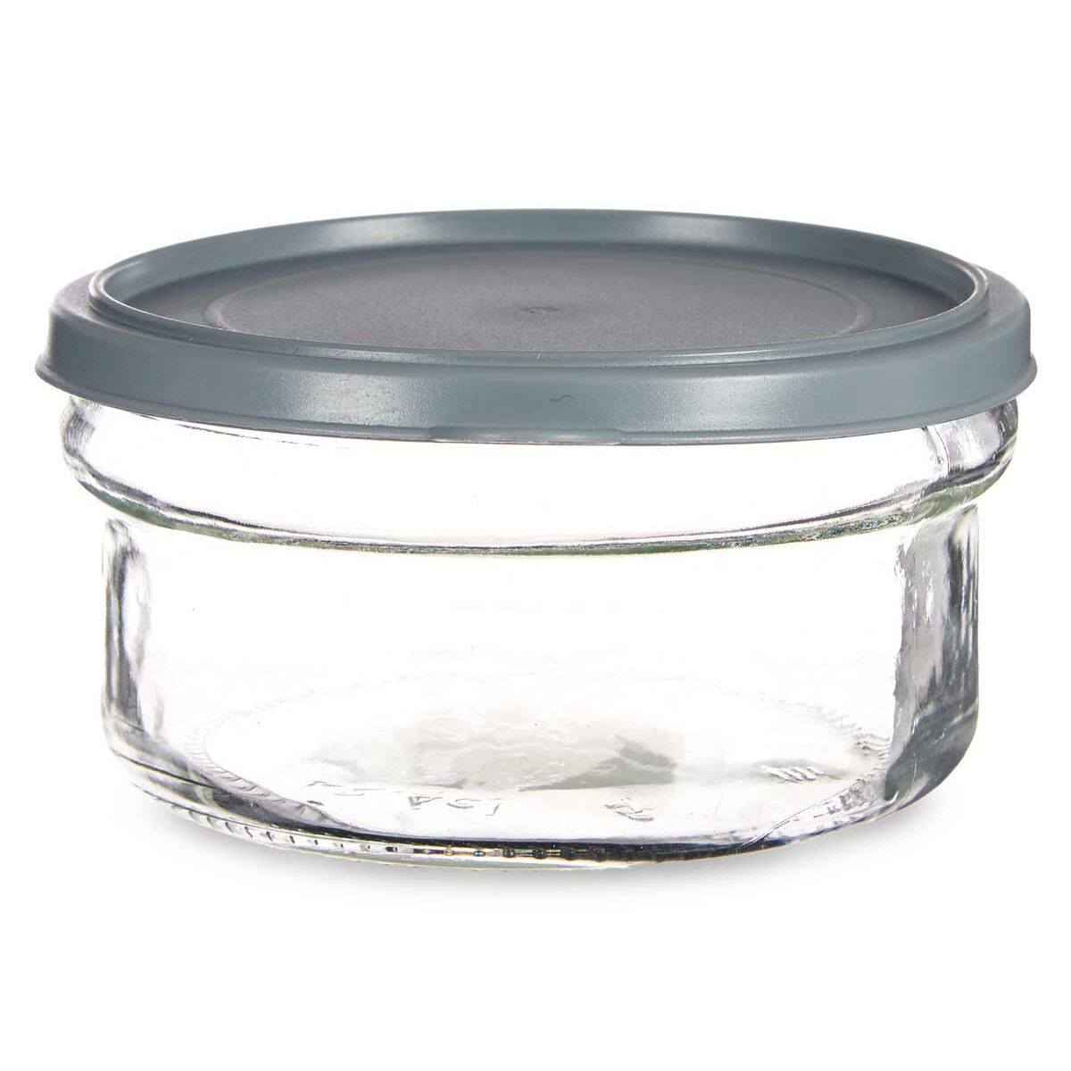 Rund matlåda med lock Vivalto 249-3 Grå Plast 415 ml 12 x 6 x 12 cm (24 antal) - 5