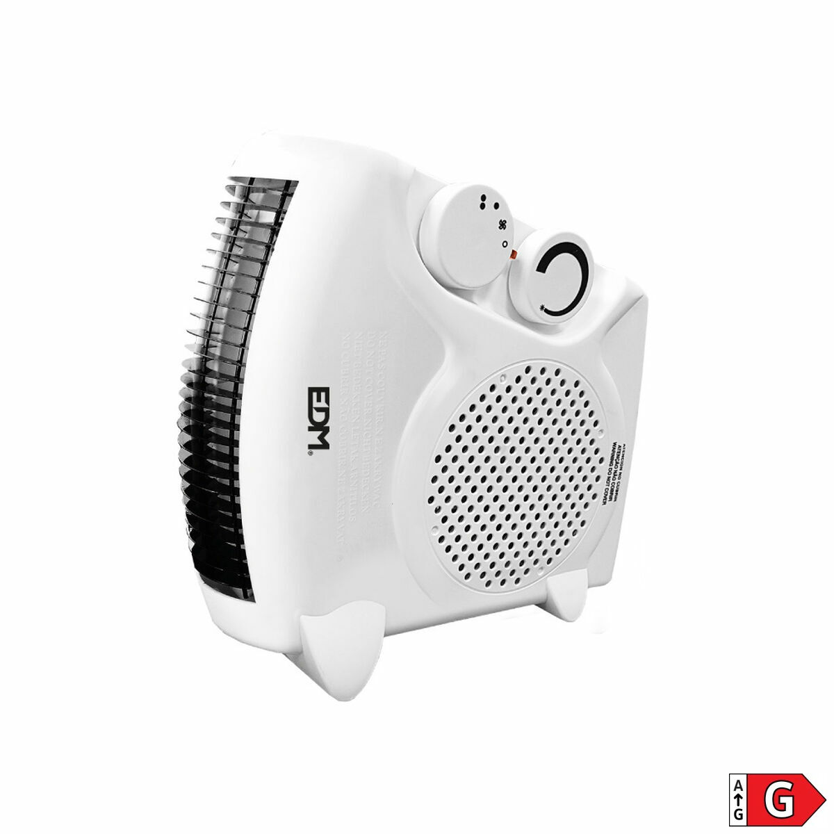 Värmeelement EDM 07205 Vit 1000 - 2000 W Kompakt - 4
