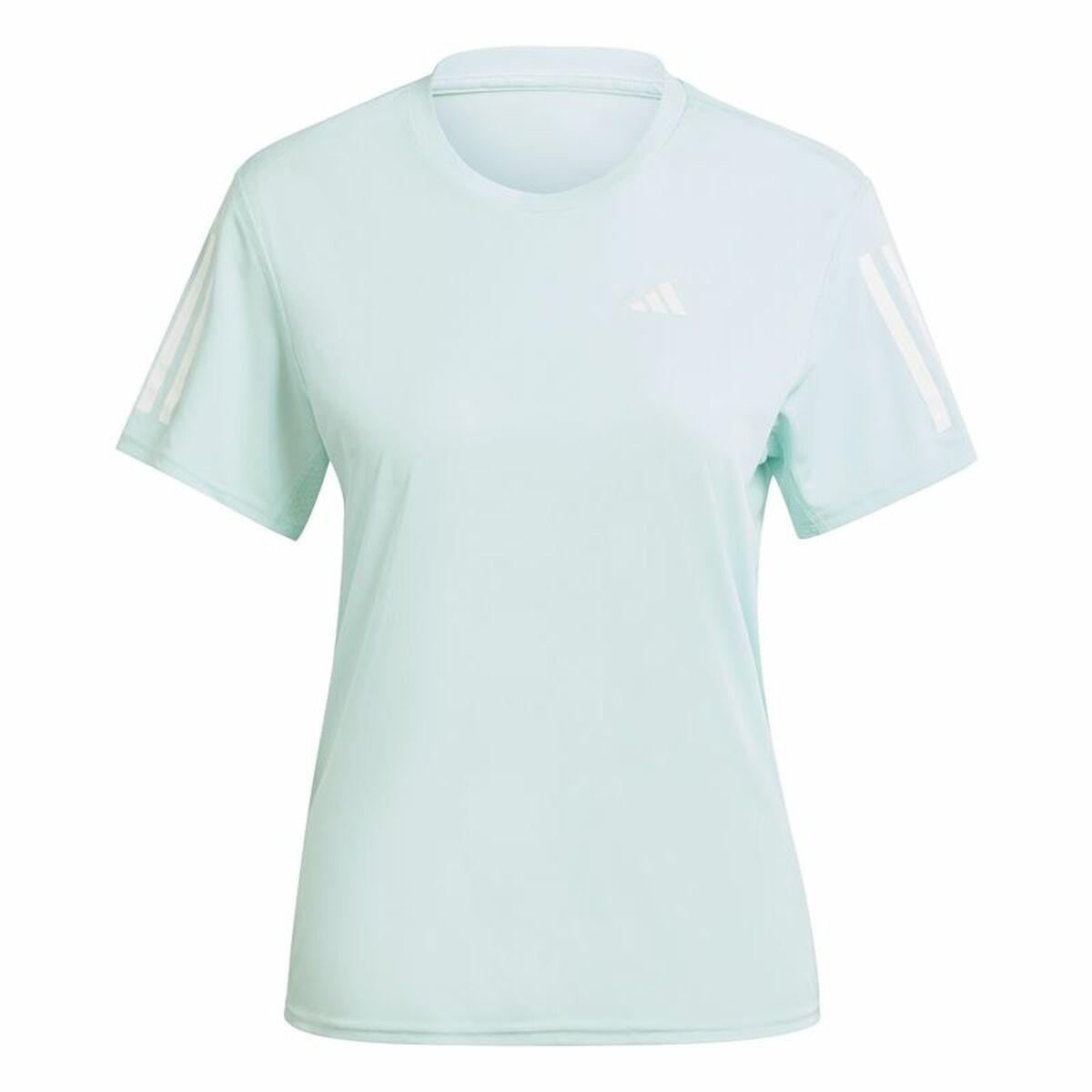 T-shirt med kortärm Dam Adidas Own The Run Aquamarine