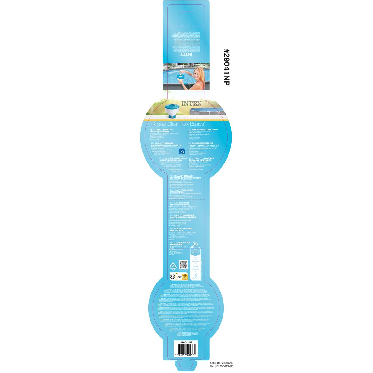 Klordispenser Intex 29041         Flytande 17,8 x 17,8 cm - 9