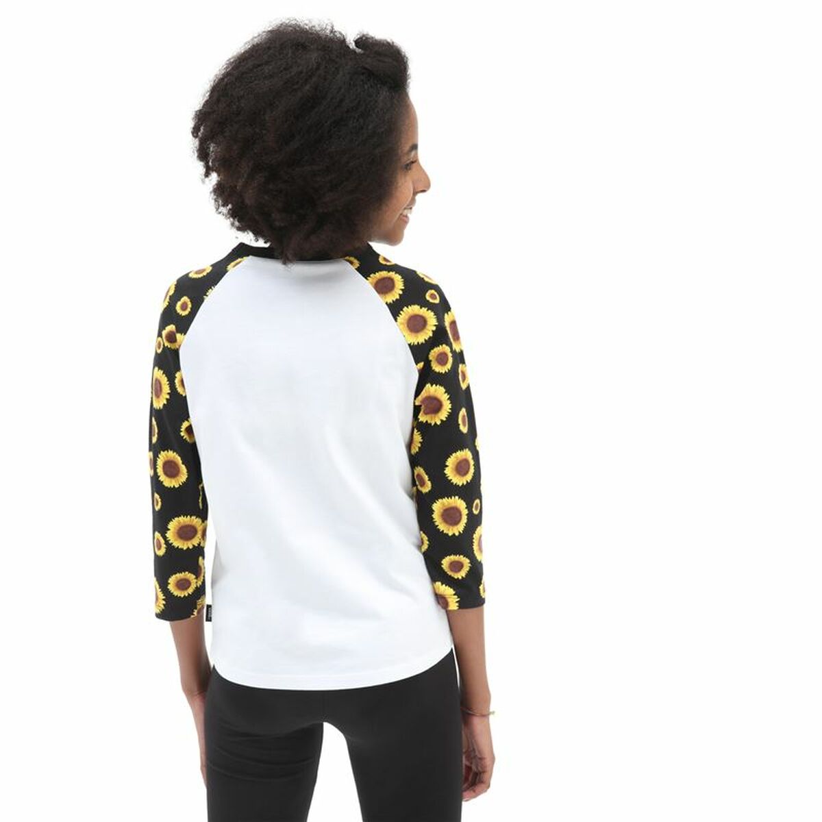 Långärmad t-shirt, Barn Vans Sunlit Reglan Vit - 9