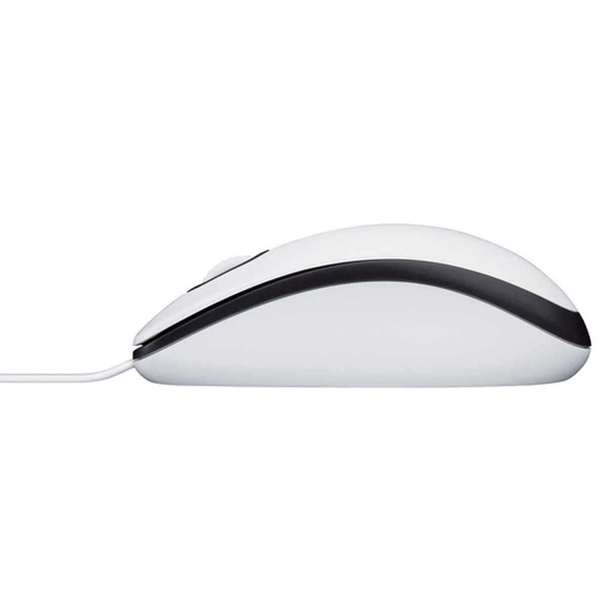 Optisk Mus med Sladd Logitech M100 Vit 1000 dpi - 3