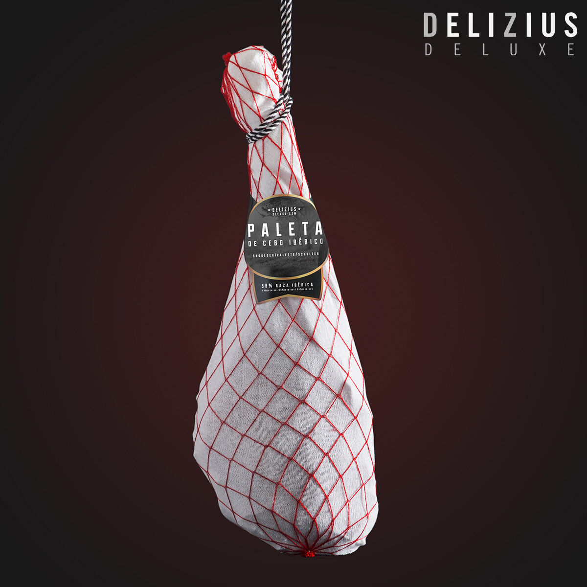 Spannmålsmatad iberisk skuldra Delizius Deluxe - 7