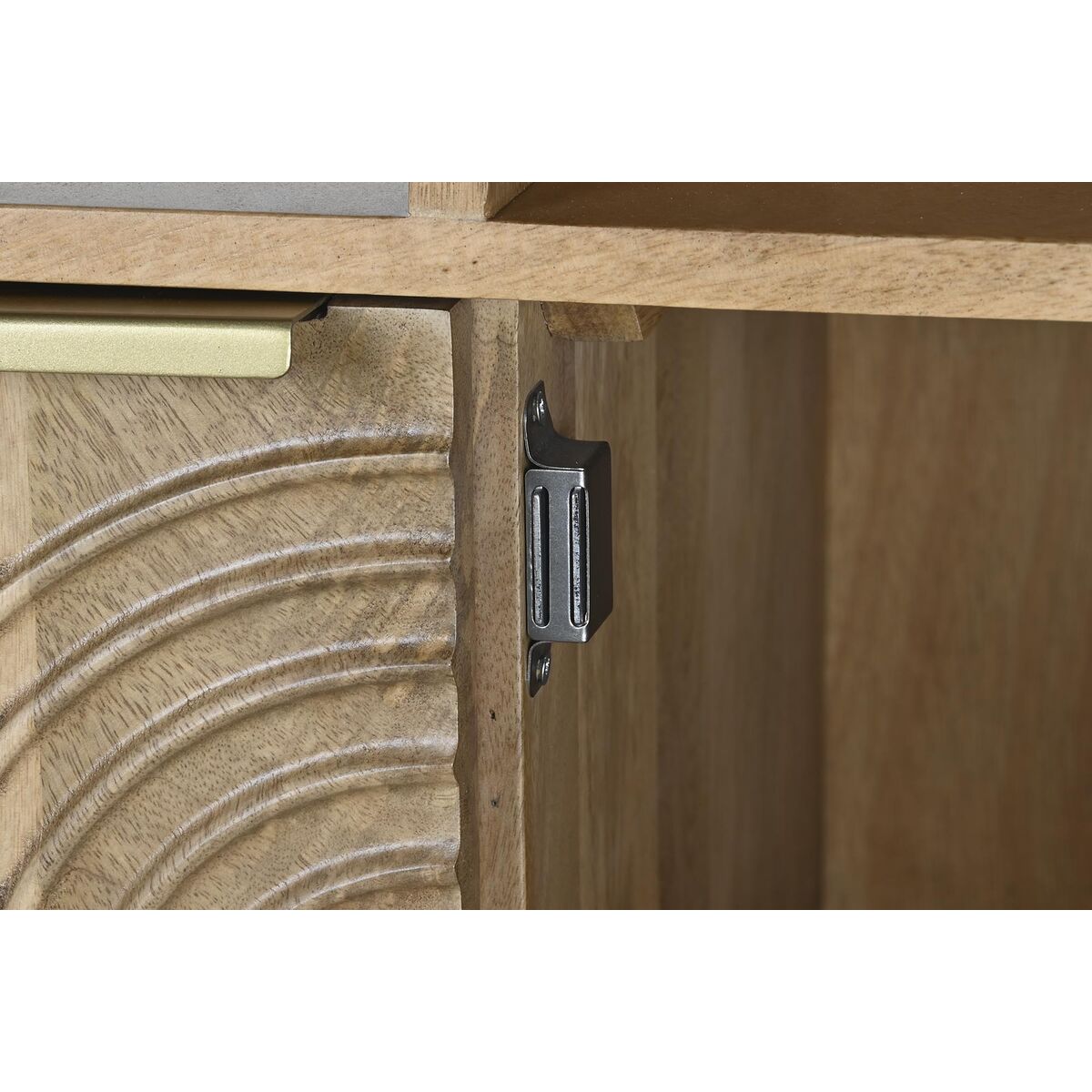 Bokhylla DKD Home Decor Gyllene Naturell Mangoträ 90 x 40 x 180 cm - 10