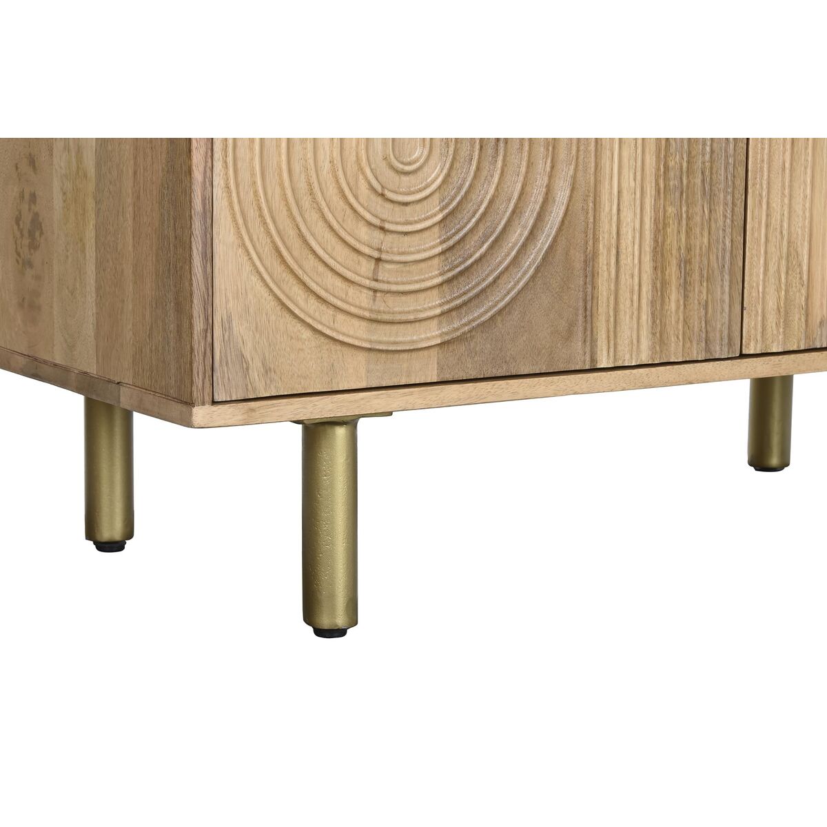 Bokhylla DKD Home Decor Gyllene Naturell Mangoträ 90 x 40 x 180 cm - 4