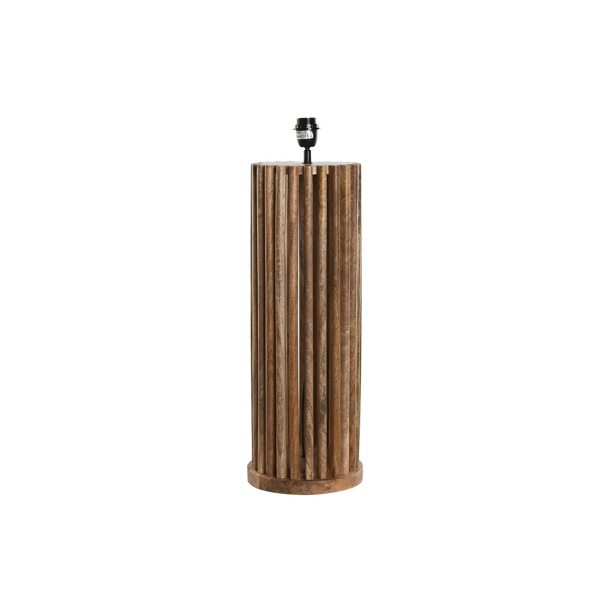 Bordslampa Home ESPRIT Brun Mangoträ 50 W 220 V 23 x 23 x 72 cm - 4