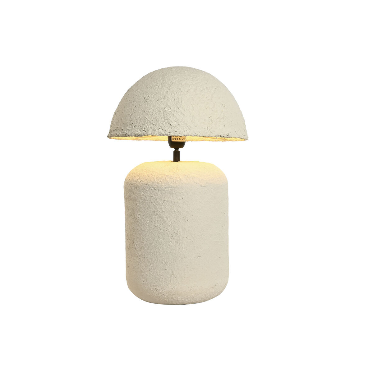 Bordslampa Home ESPRIT Vit Papper Järn 50 W 220 V 30 x 30 x 53 cm - 4