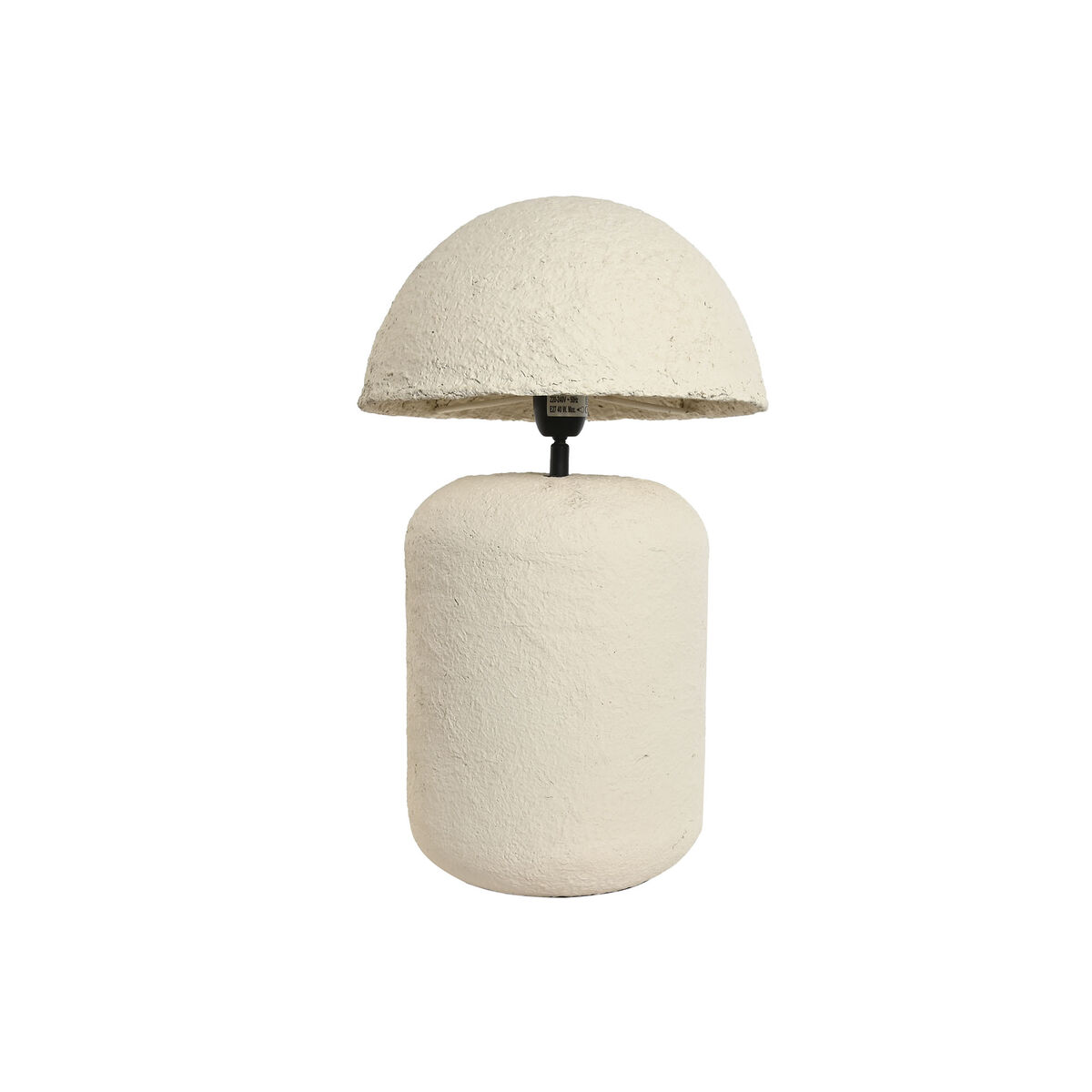 Bordslampa Home ESPRIT Vit Papper Järn 50 W 220 V 30 x 30 x 53 cm