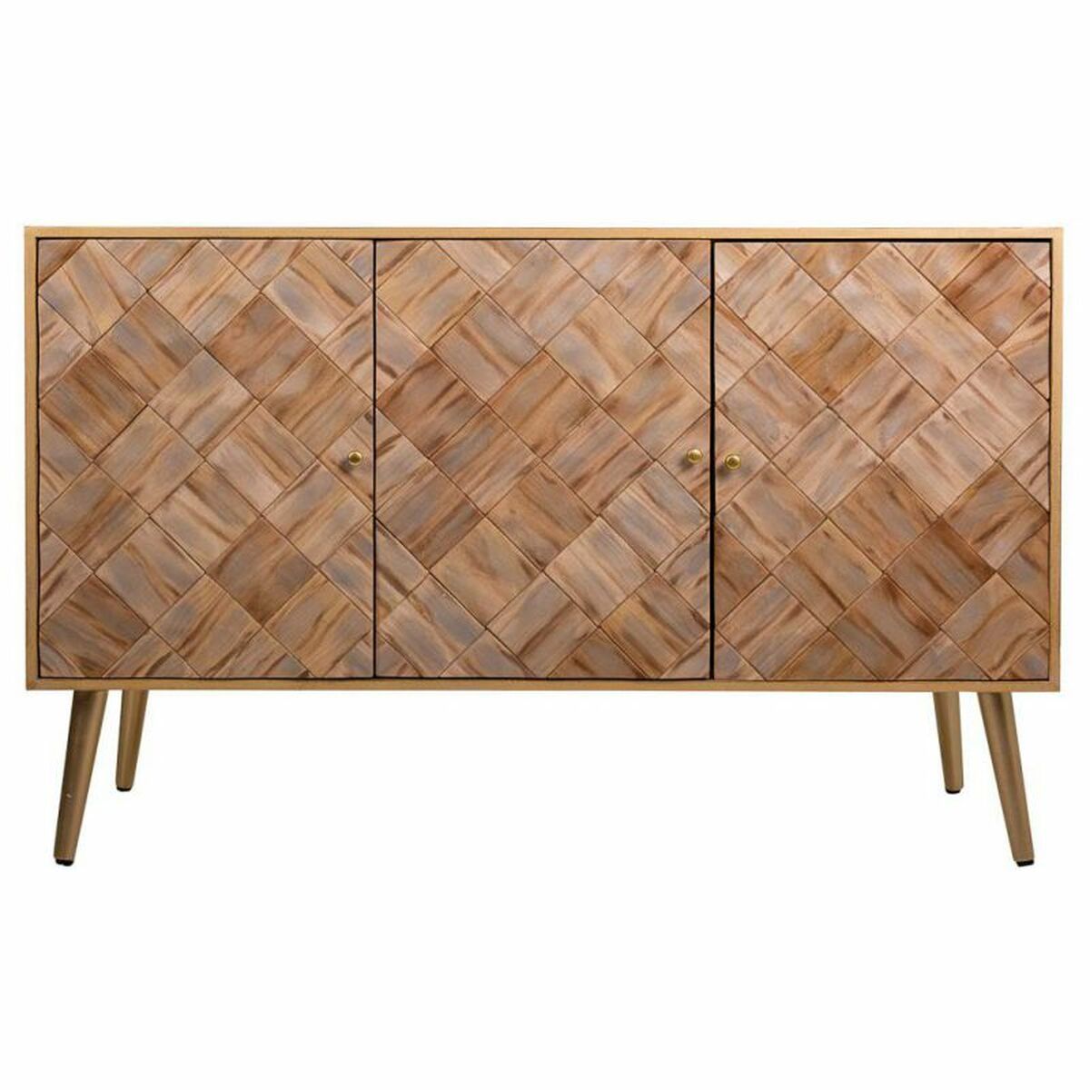 Skänk Alexandra House Living Brun Paulowniaträ 41 x 71 x 120 cm - 4
