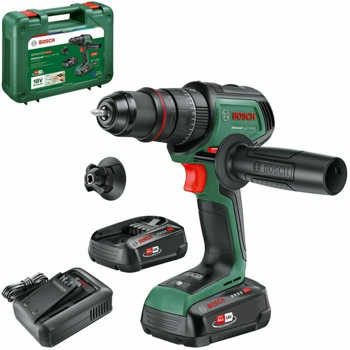 Elektrisk skruvmejsel BOSCH AdvancedImpact - 18V-80 18V