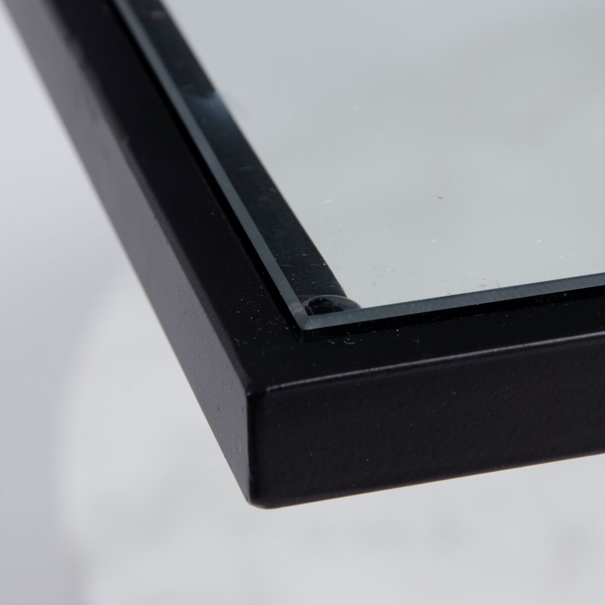 Soffbord Vit Svart Glas Marmor Järn 80 x 80 x 46,5 cm - 4