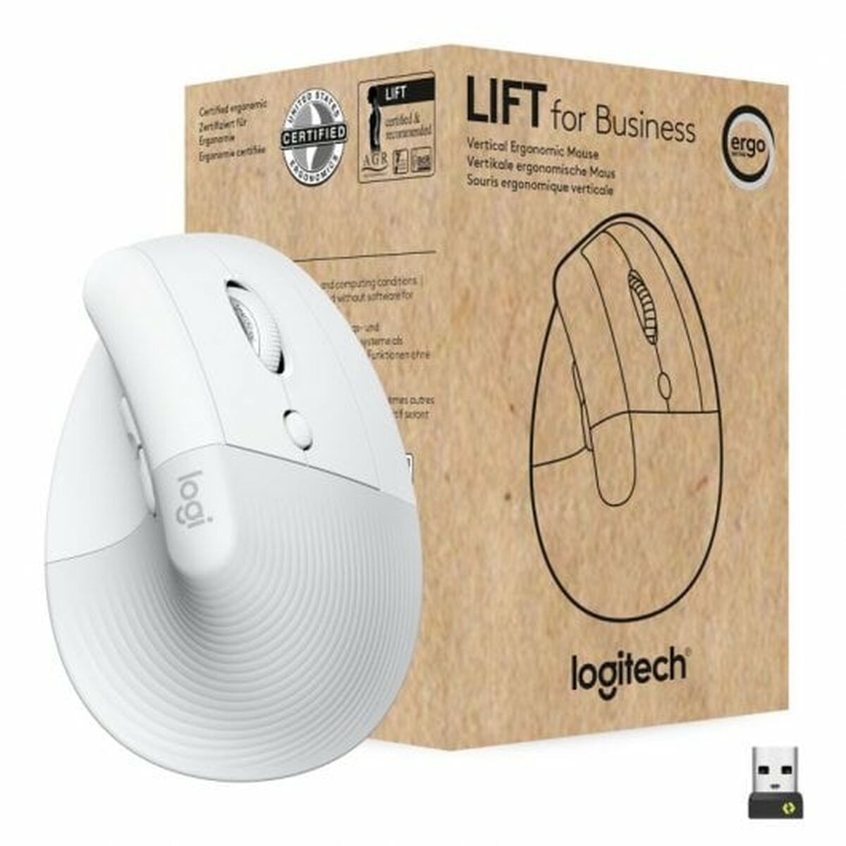 Trådlös Mus Logitech 910-006496 Vit 4000 dpi - 2