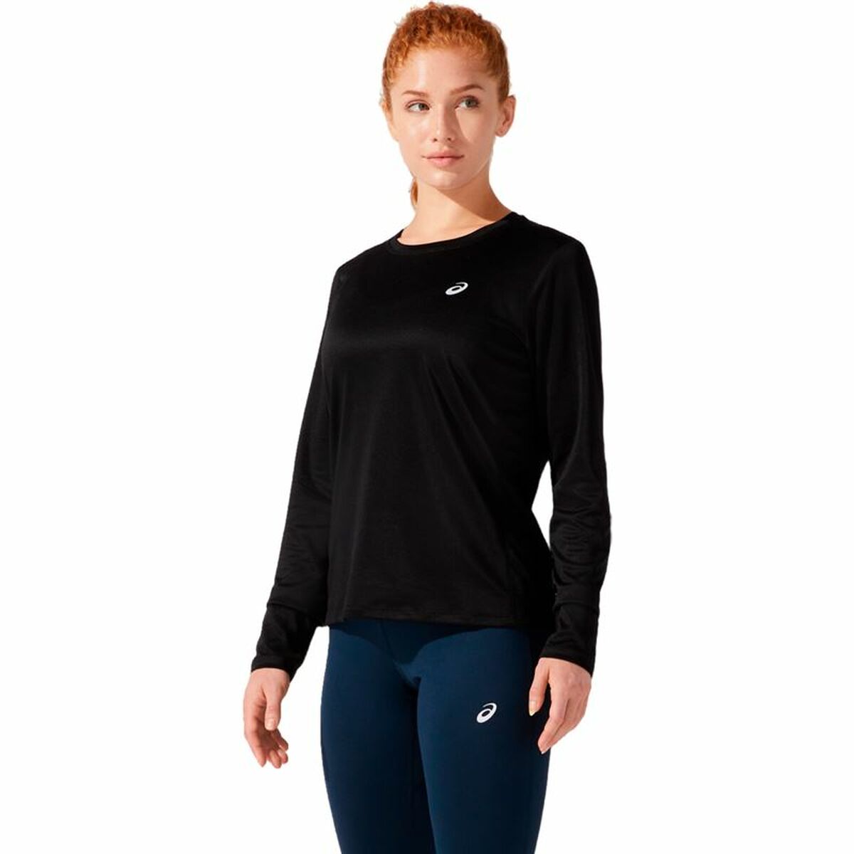 Skjorta med lång ärm Dam Asics Core LS Svart