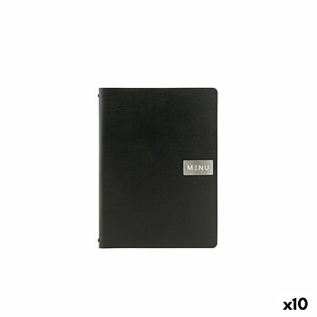 Menu holders Securit 25,3 x 17,7 x 0,8 cm Svart