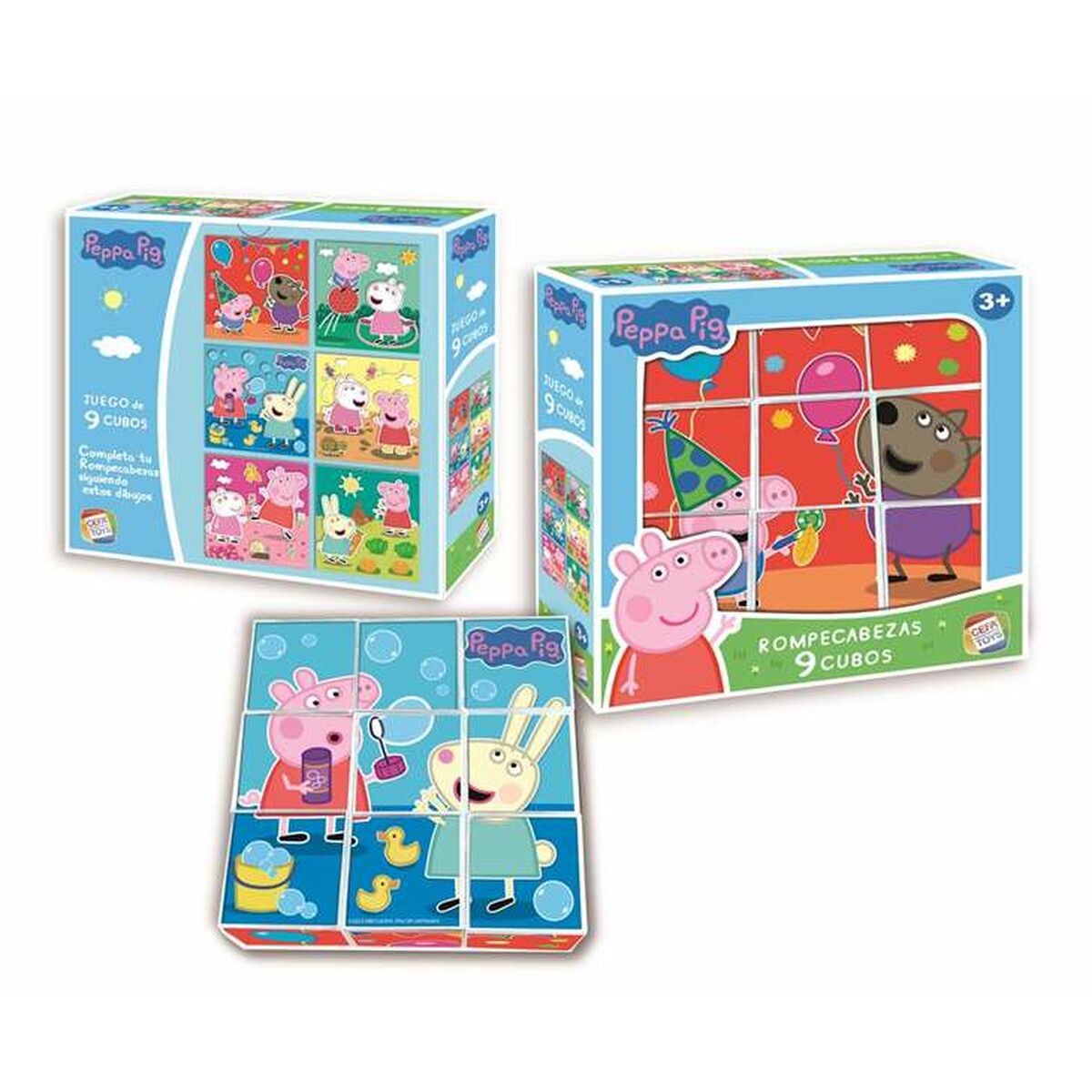 Pussel Peppa Pig 9 Delar 20 x 20 x 5 cm - 2