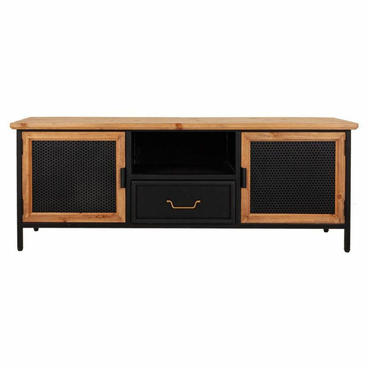 Skänk Alexandra House Living Svart 34 x 45 x 120 cm - 2