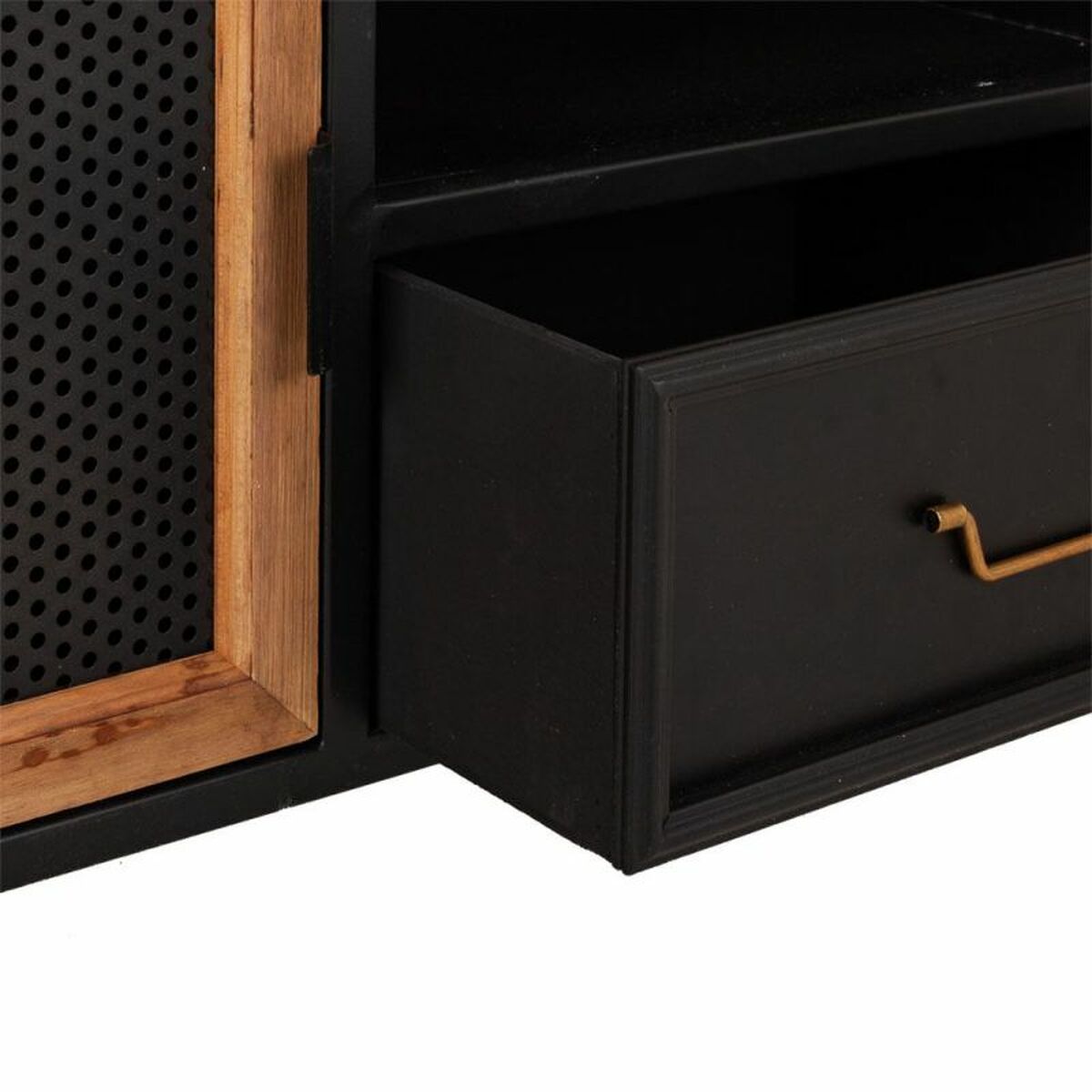Skänk Alexandra House Living Svart 34 x 45 x 120 cm - 5