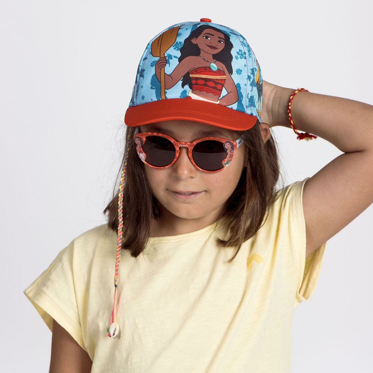 Barnkeps Vaiana Turkos (53 cm) - 4