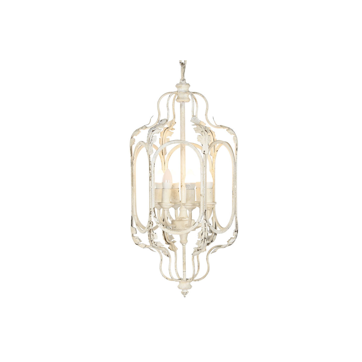 Taklampa Home ESPRIT Vit Metall 39 x 34 x 75 cm - 5