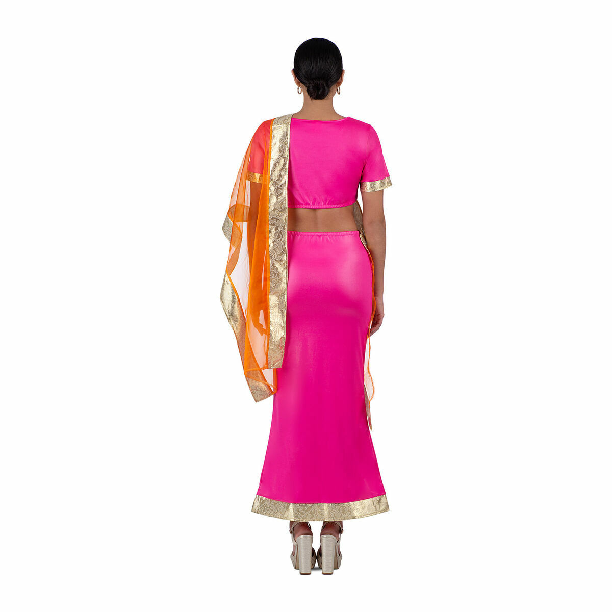 Maskeraddräkt vuxna My Other Me Hindu Orange Rosa - 14