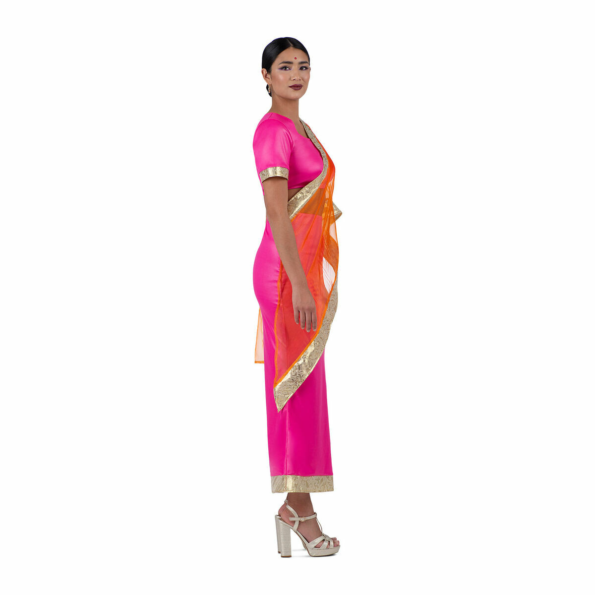 Maskeraddräkt vuxna My Other Me Hindu Orange Rosa - 11