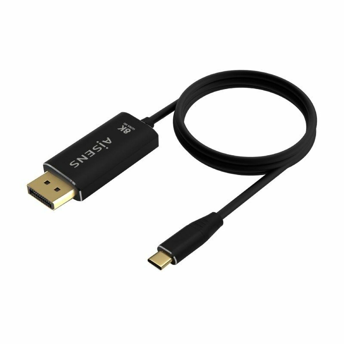 USB-C till DisplayPort Adapter Aisens A109-0687 Svart 1,8 m - 3