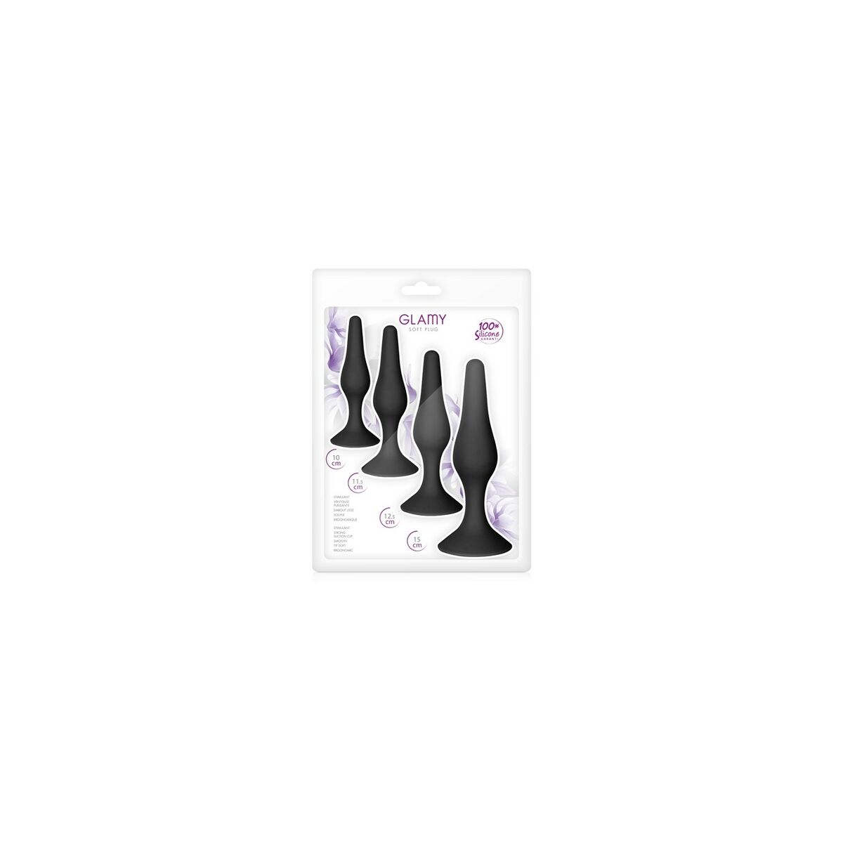 Dildo Glamy Svart - 2