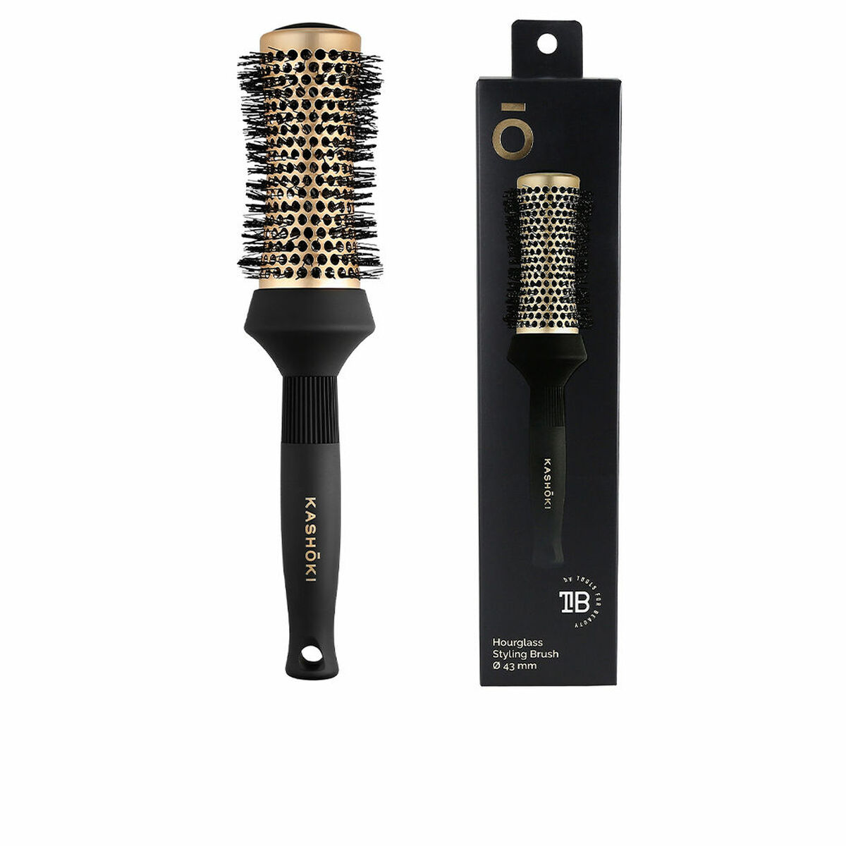 Styling borste Kash?ki Hourglass Keramik Ø 43 mm