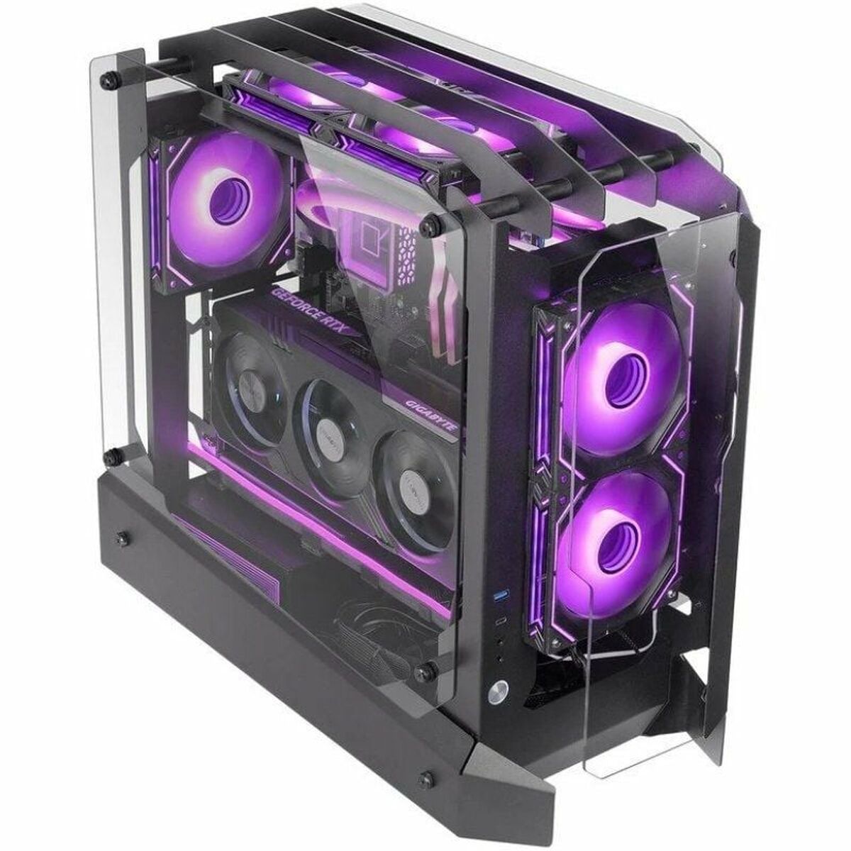 ATX Semitorn Mars Gaming MCEDGE Svart - 2