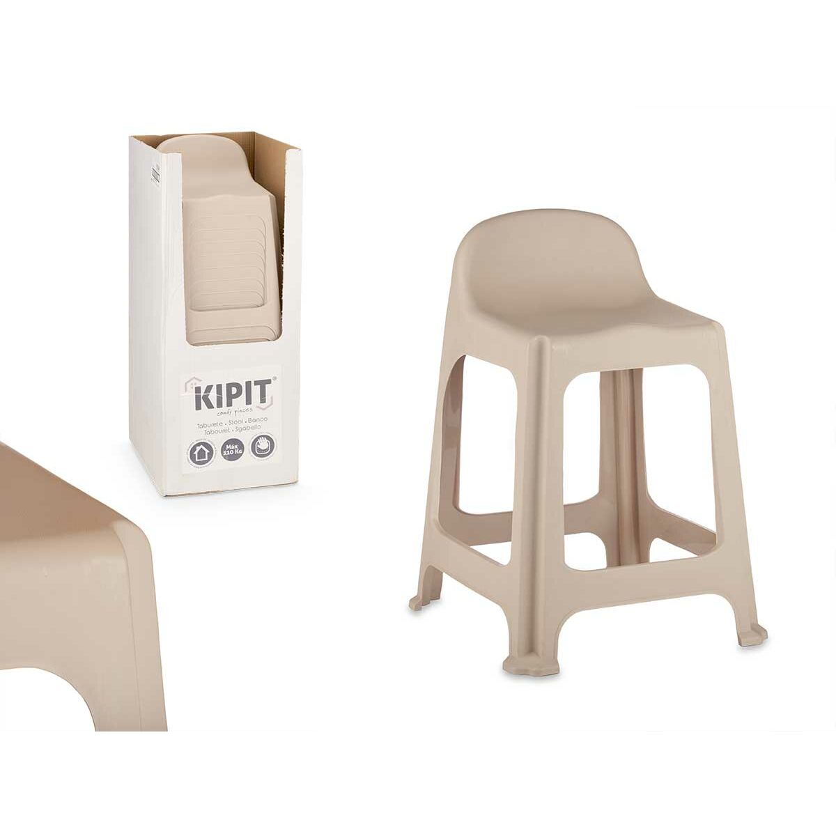 Sittpall Kipit polypropen 40 x 59 x 44 cm (12 antal) - 3