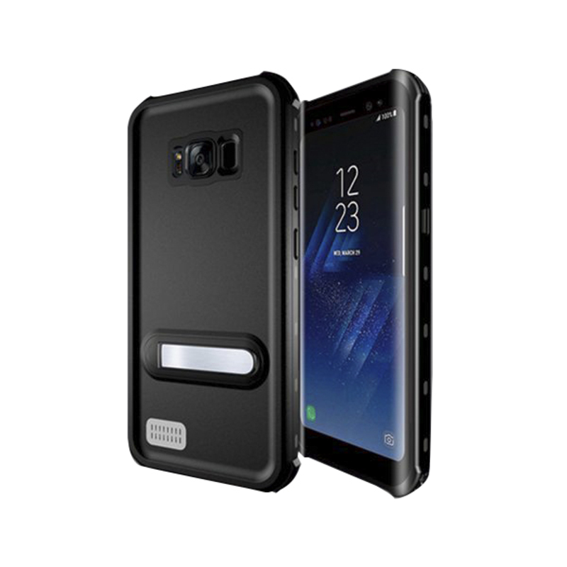 Vattentät Väska Samsung Galaxy S8 KSIX Aqua Case Svart Transparent - 4